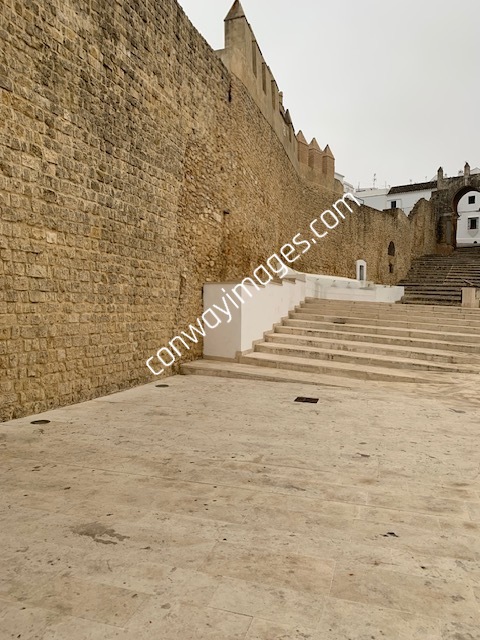 To show  the layout of the  old town wall in Medina Sidonia Andalucia